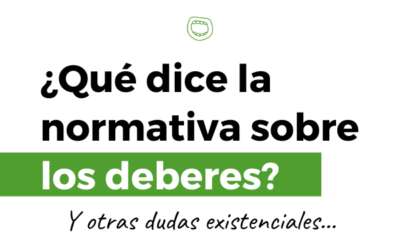 ¿Qué dice la normativa sobre los deberes? y otras dudas existenciales