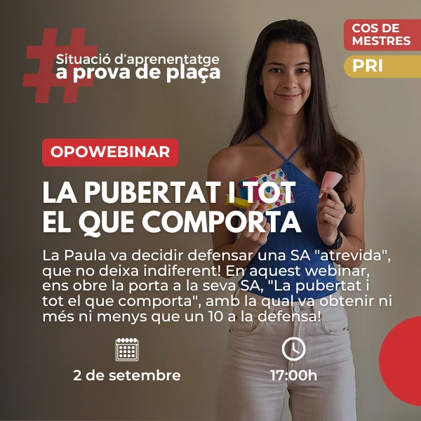 La pubertat i tot el que comporta