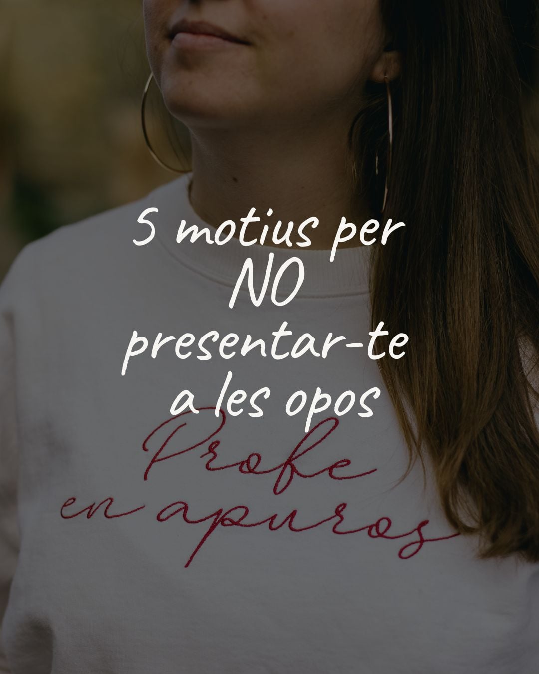 5 motius per no presentar-te a les opos