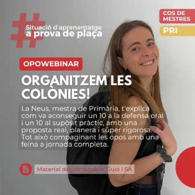 Portada de Organitzem les colònies